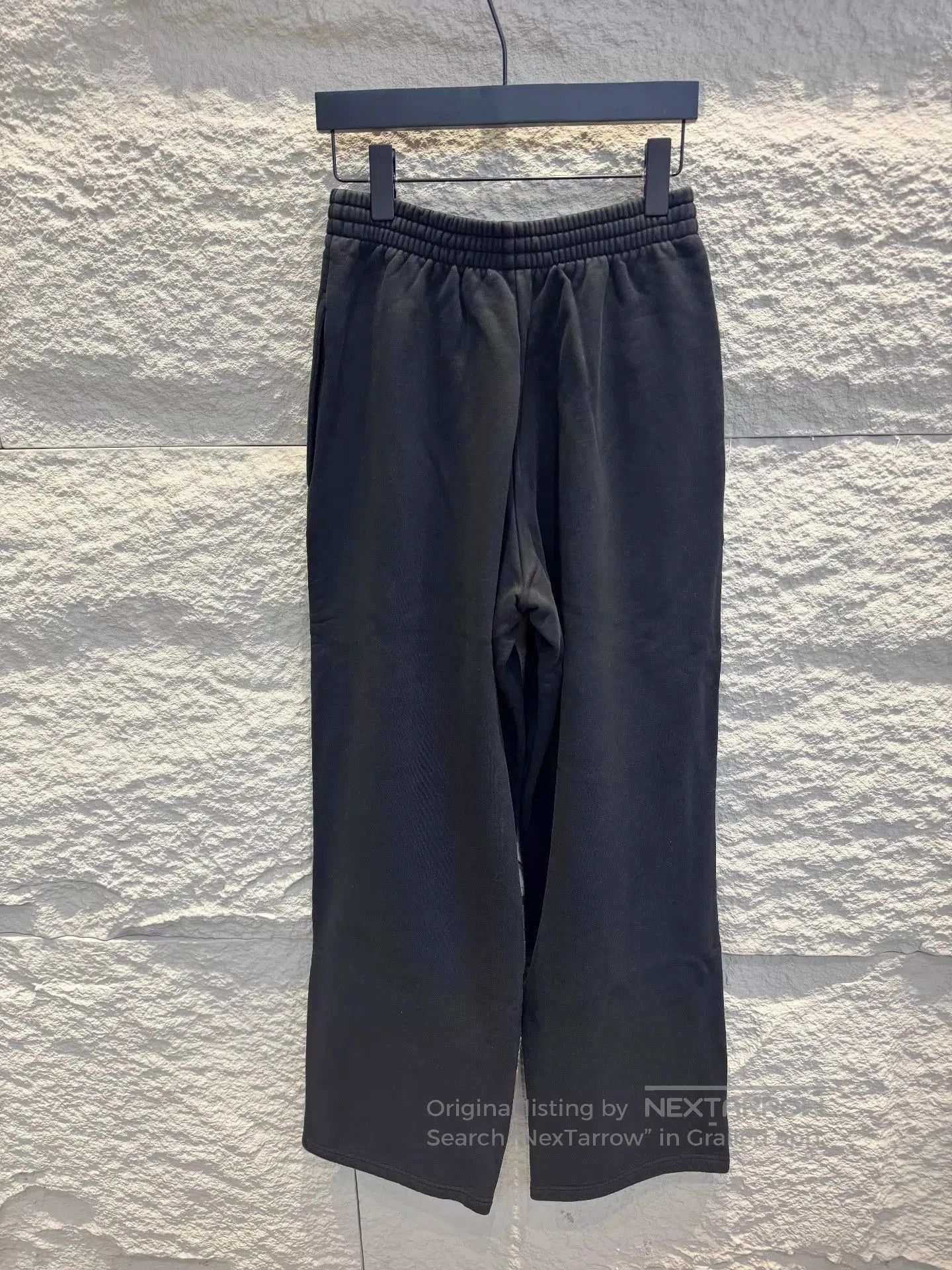 Balenciaga Black Sweatpants with Elastic Waist, Size 28. Size US 28 / EU 44 - 3 Thumbnail