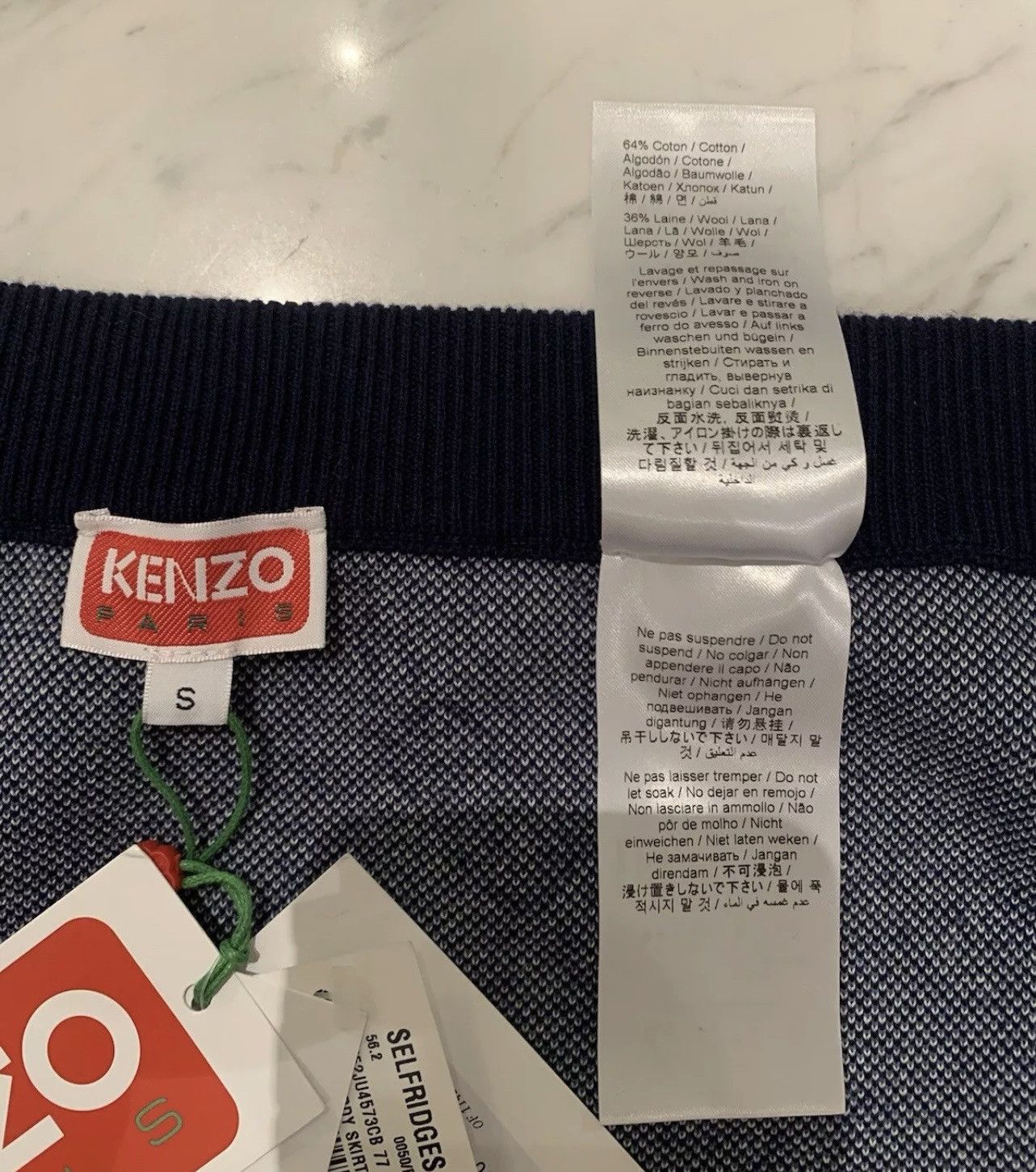 Kenzo KENZO X VERDY 'KENZO BY VERDY' MINISKIRT Blue Size 28" / US 6 / IT 42 - 14 Thumbnail
