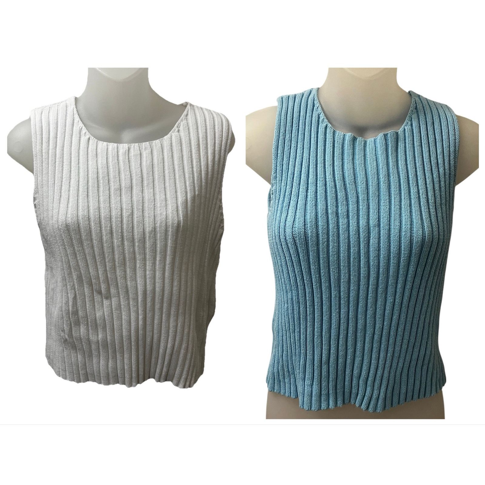 Gap Soft Ribbed Knit Sleeveless Pullover Sweater Tank Top Medium Size M / US 6-8 / IT 42-44 - 1 Thumbnail
