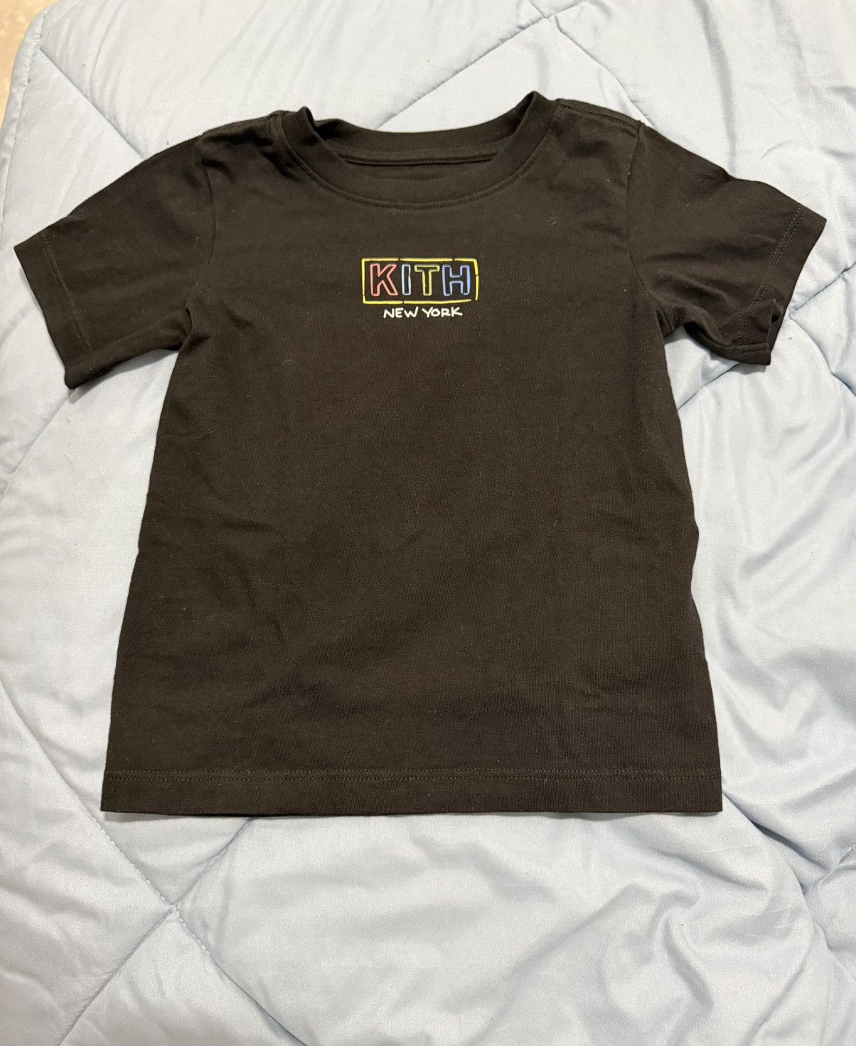 Kith Kith Kids New York Classic Logo Tee - Black - Size 2T Size US XXS / EU 40 - 2 Thumbnail