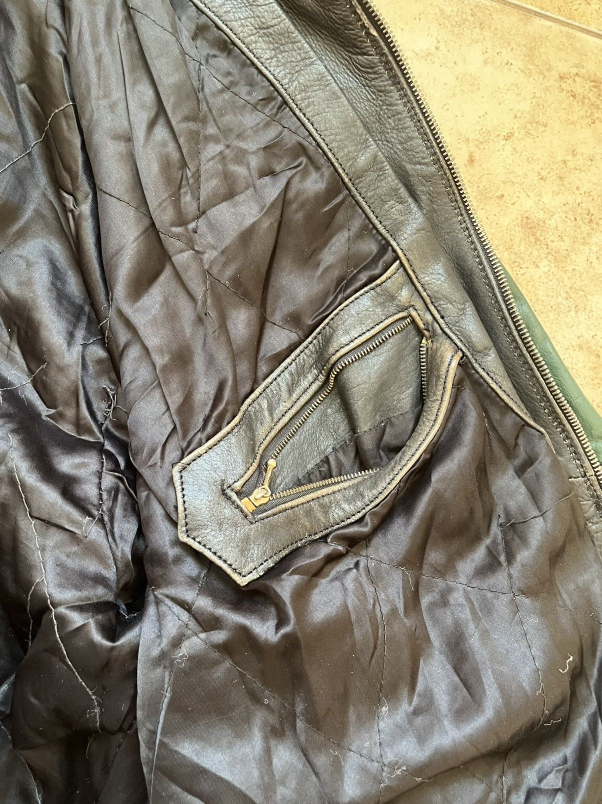 Other Howie & Sons Vintage Leather Jacket MK RACING Size US XL / EU 56 / 4 - 17 Thumbnail