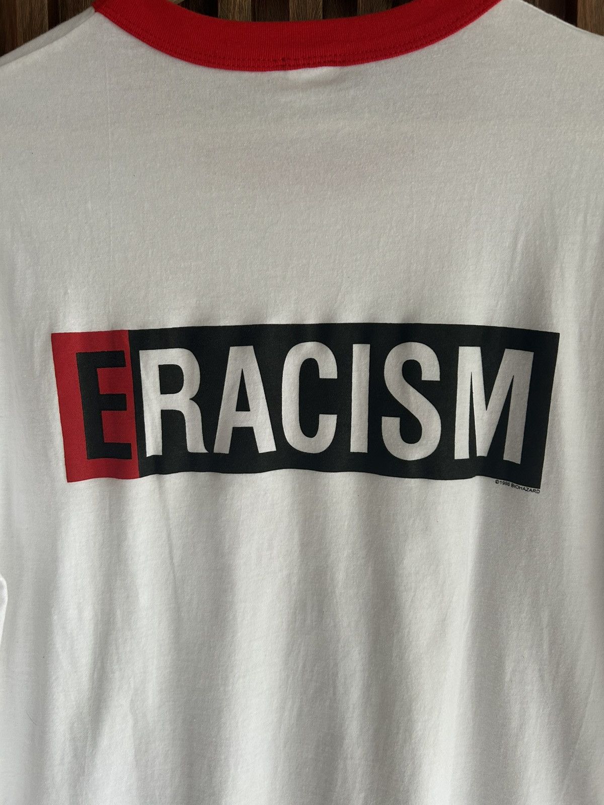 Band Tees × Vintage Vintage Tee Biohazard Eracism 1996 Size US XL / EU 56 / 4 - 5 Thumbnail
