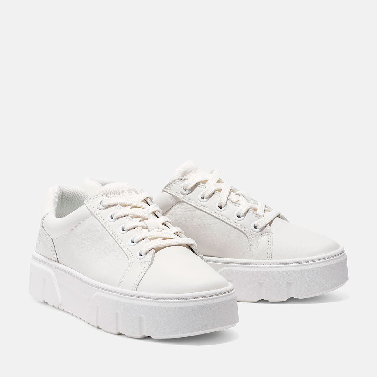 Timberland TIMBERLAND WOMEN'S 9 LAUREL COURT LOW LACE SNKR WHT LEATHER Size US 9 / IT 39 - 4 Thumbnail