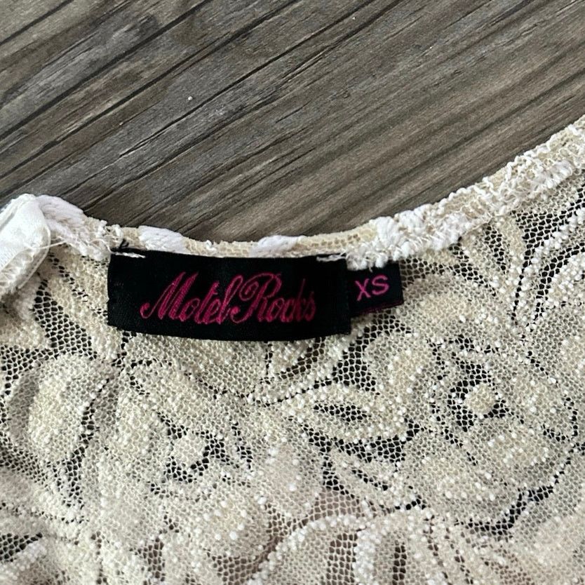 Other motel rocks beige white lace skater dress Size XS / US 0-2 / IT 36-38 - 3 Thumbnail