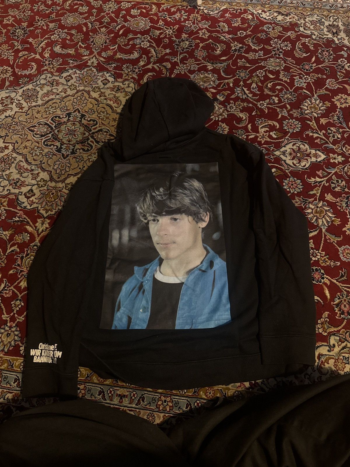 Raf Simons AW18 Raf Simons Christiane F Hoodie Size US L / EU 52-54 / 3 - 6 Thumbnail