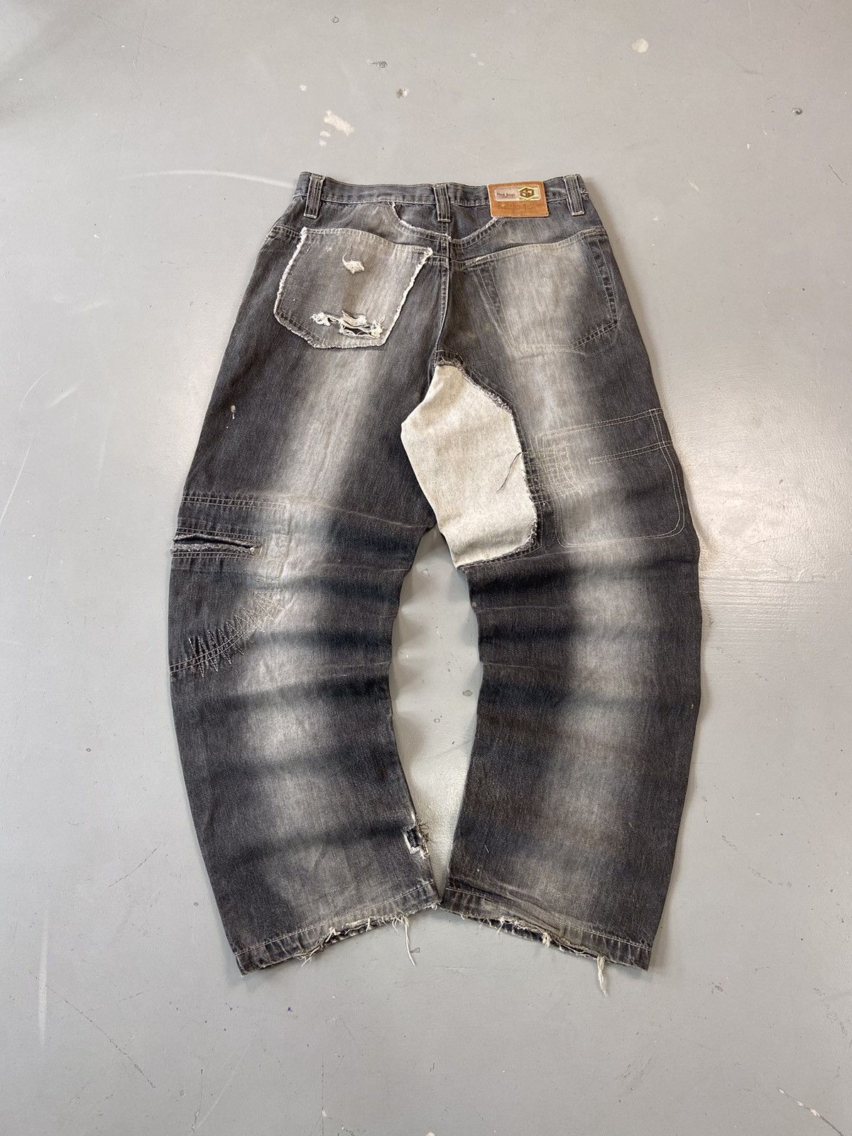 JNCO × Southpole × Vintage Vintage phat boys distressed denim Size US 33 - 7 Thumbnail