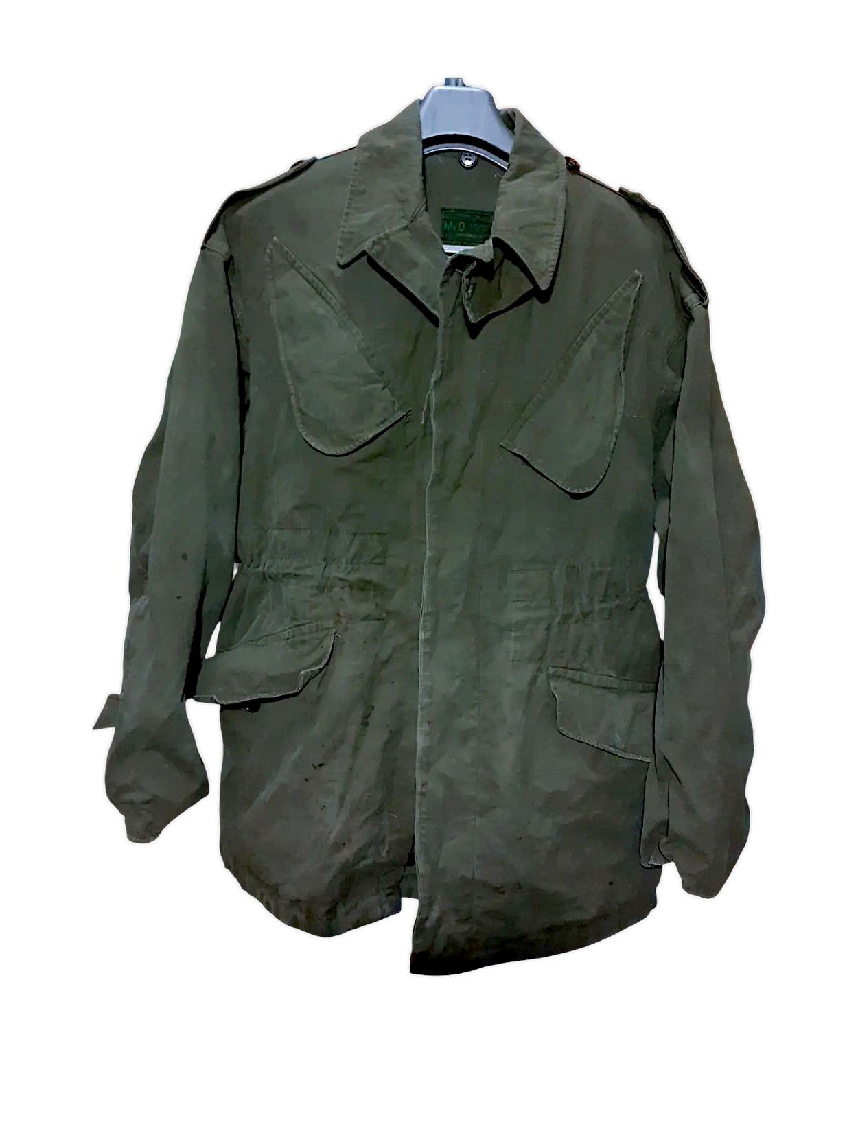 Vintage Vintage 50s Military Dutch Europe Jacket Ww2 Fashion Size US L / EU 52-54 / 3 - 1 Thumbnail