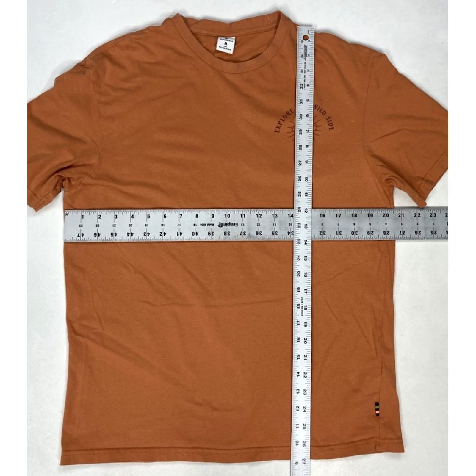 Springfield Springfield T-Shirt Men Medium Orange Graphic Print Crew Neck Short Sleeve Font Colorful Art All Seasons Size US M / EU 48-50 / 2 - 6 Thumbnail