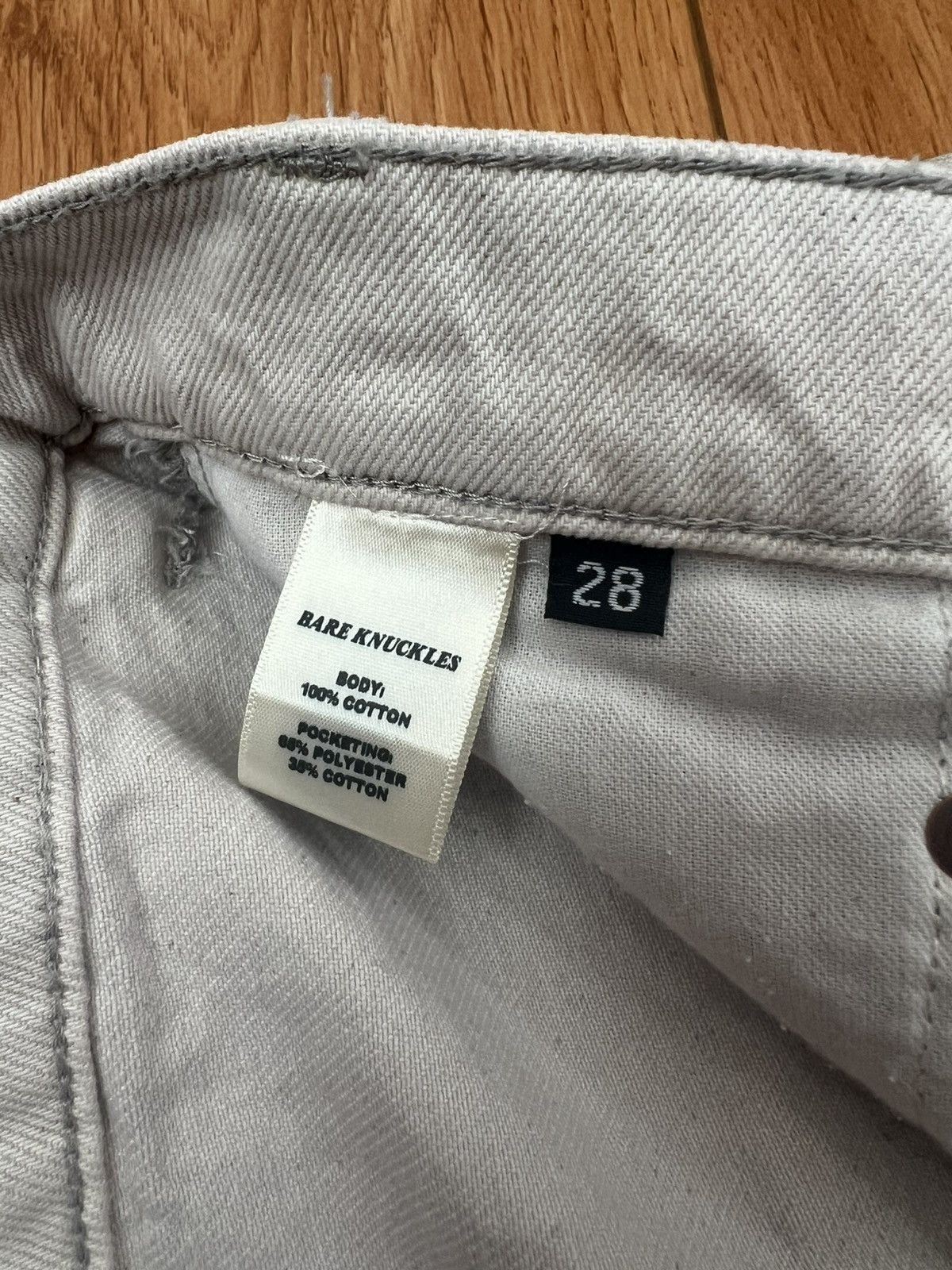 Bare Knuckles Bare Knuckles Javier Wide Leg Jeans Size US 28 / EU 44 - 5 Thumbnail