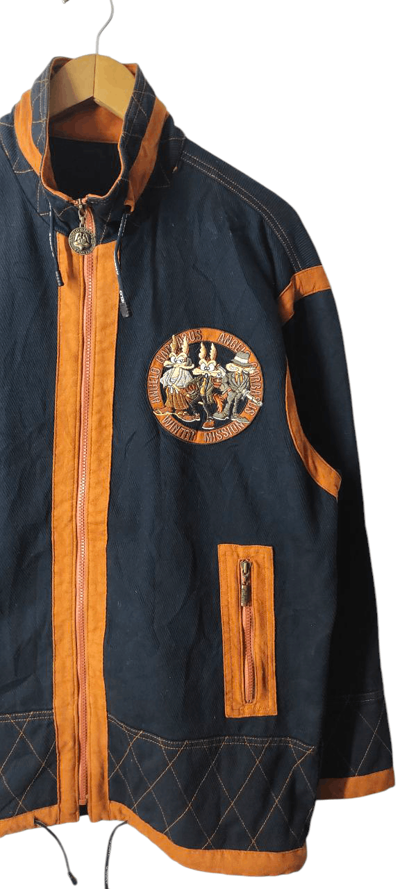 Japanese Brand ANGELO GARBASUS EMBROIDED JACKET Size US L / EU 52-54 / 3 - 5 Thumbnail