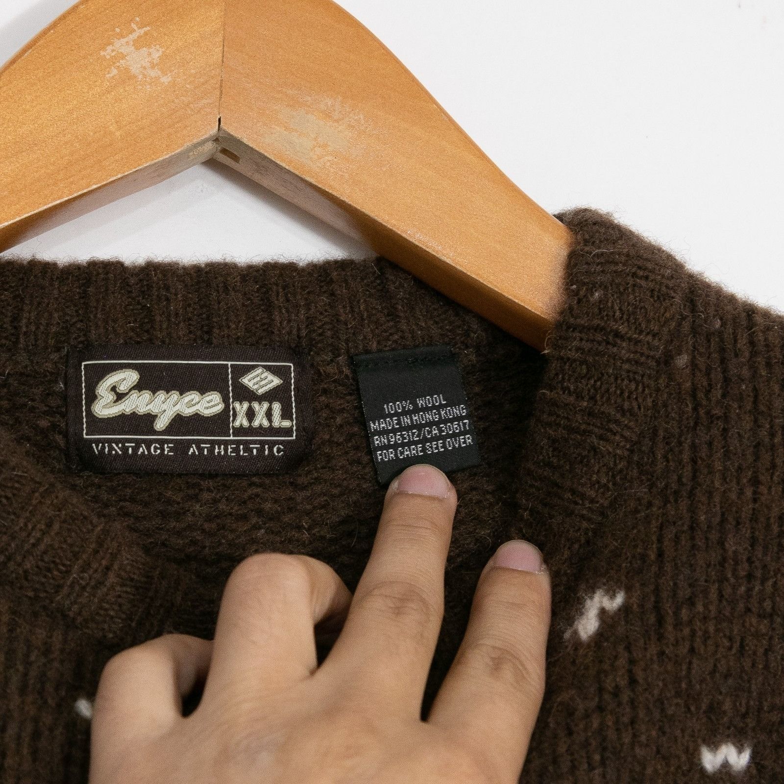 Enyce Vintage Enyce Ski Snowmobile Wool Sweater Mens 2XL - Winter Size US XXL / EU 58 / 5 - 4 Thumbnail