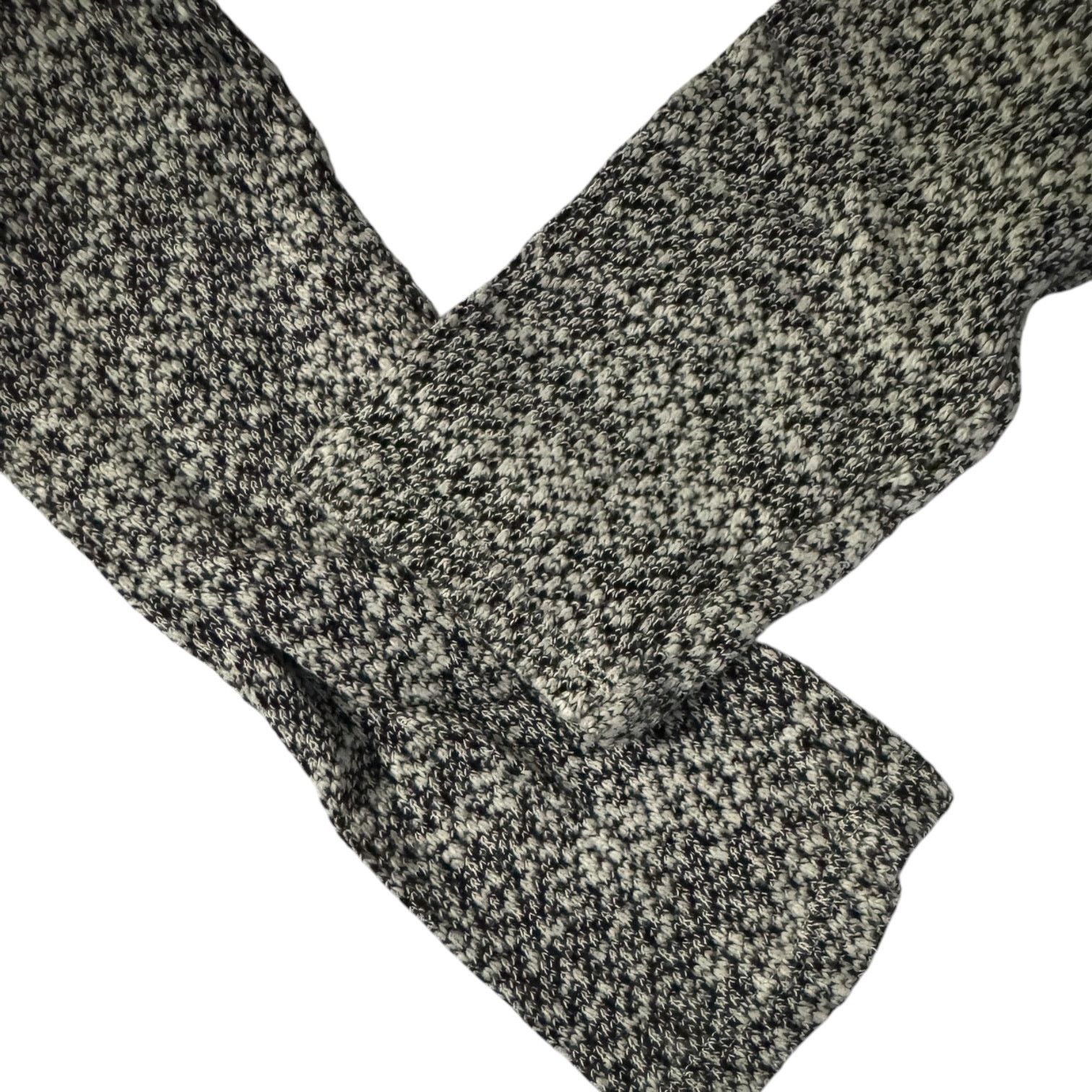 Loft Ann Taylor LOFT Light Gray & White Sweater Lacy Trim – Small Size S / US 4 / IT 40 - 4 Thumbnail