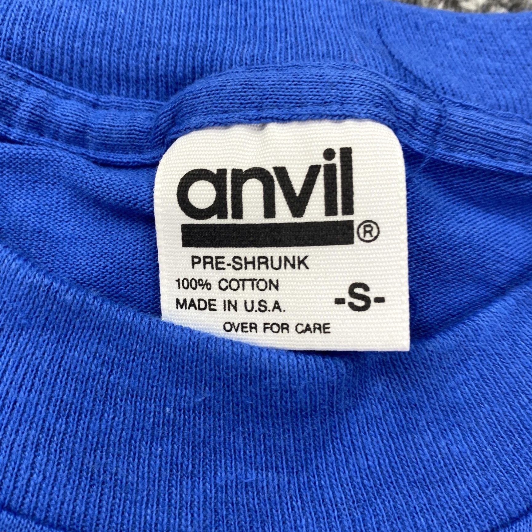 Anvil VINTAGE Anvil Greenpeace Shirt Adult Small Blue Polar Bear Graphic 80s Mens Size US S / EU 44-46 / 1 - 4 Thumbnail