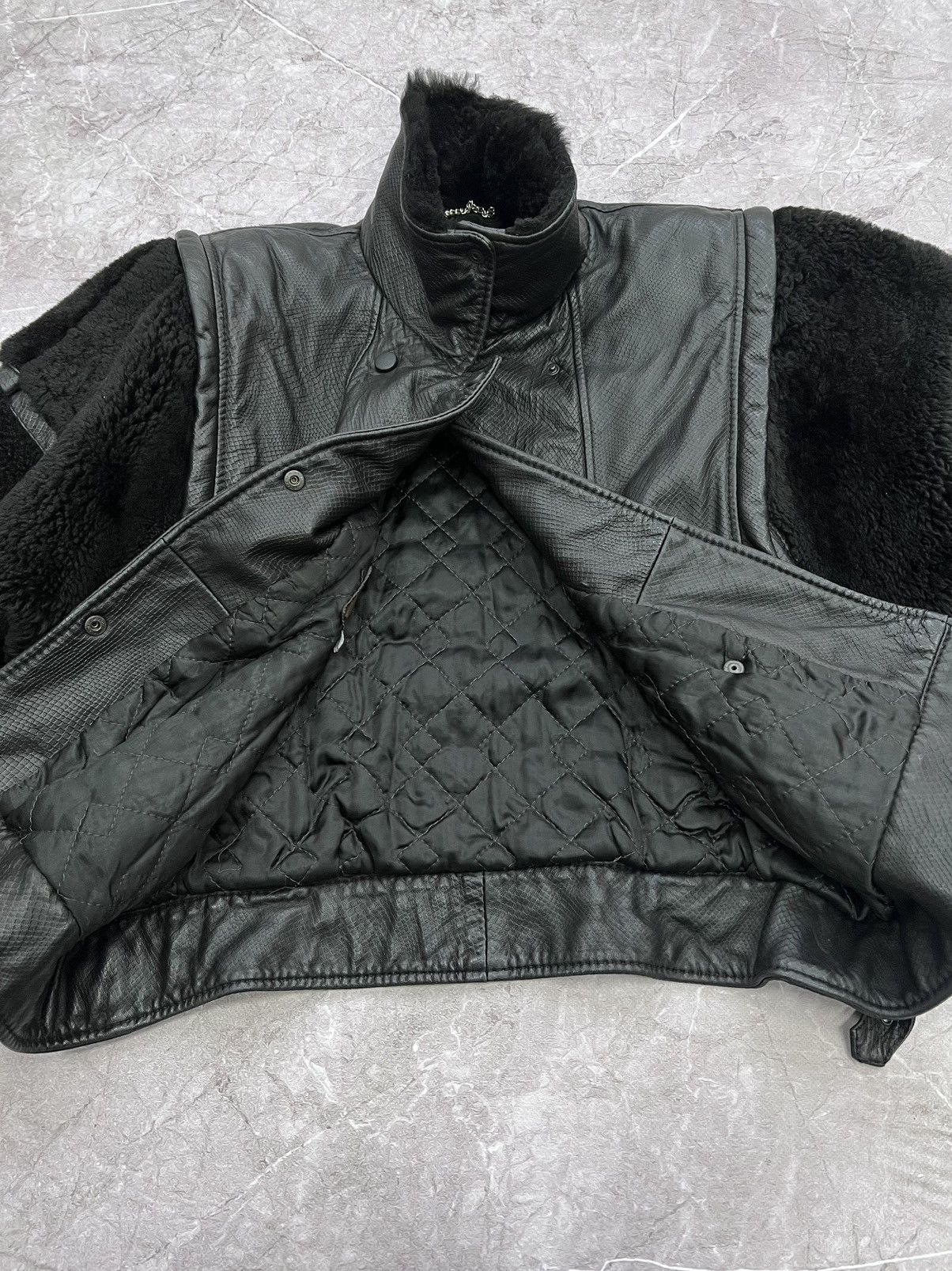 Japanese Brand × Vintage Vintage B3 Style Military Aeroforce Shearling Leather Jacket Size US S / EU 44-46 / 1 - 7 Thumbnail