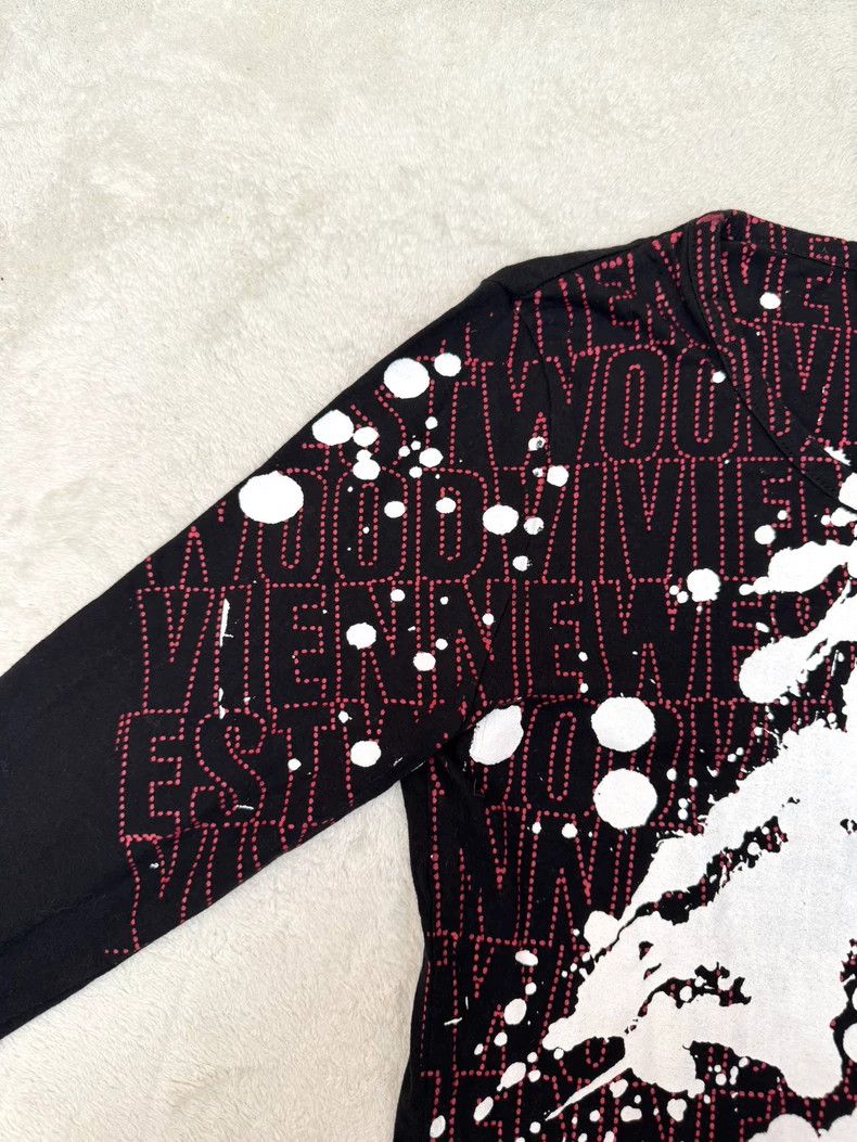 Vivienne Westwood Vivienne Westwood Black lettering ink print long sleeve ho Size M / US 6-8 / IT 42-44 - 6 Thumbnail