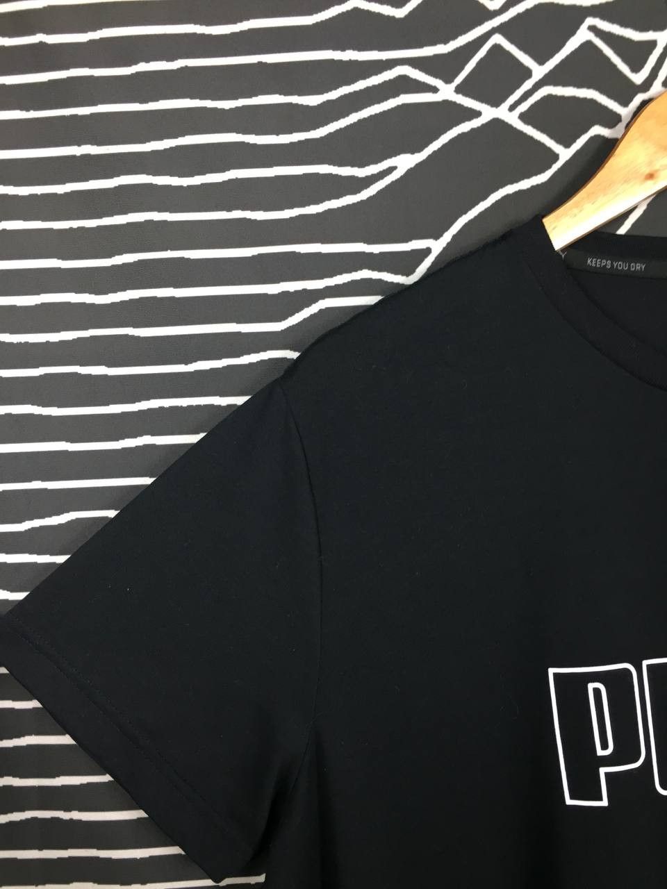 Puma × Vintage Vtg Puma Big Logo Keeps You Dry Sportswear Tee Size US XL / EU 56 / 4 - 4 Thumbnail