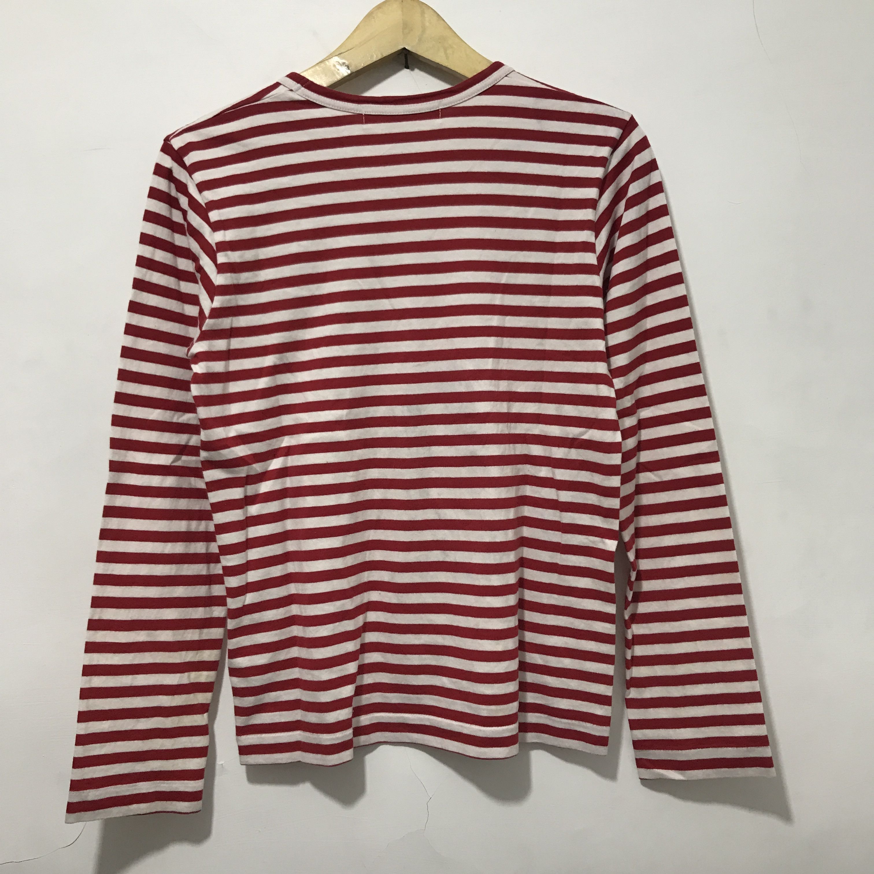 Comme des Garcons COMME DES GARCONS STRIPED LONGSLEEVE Size L / US 10 / IT 46 - 7 Thumbnail