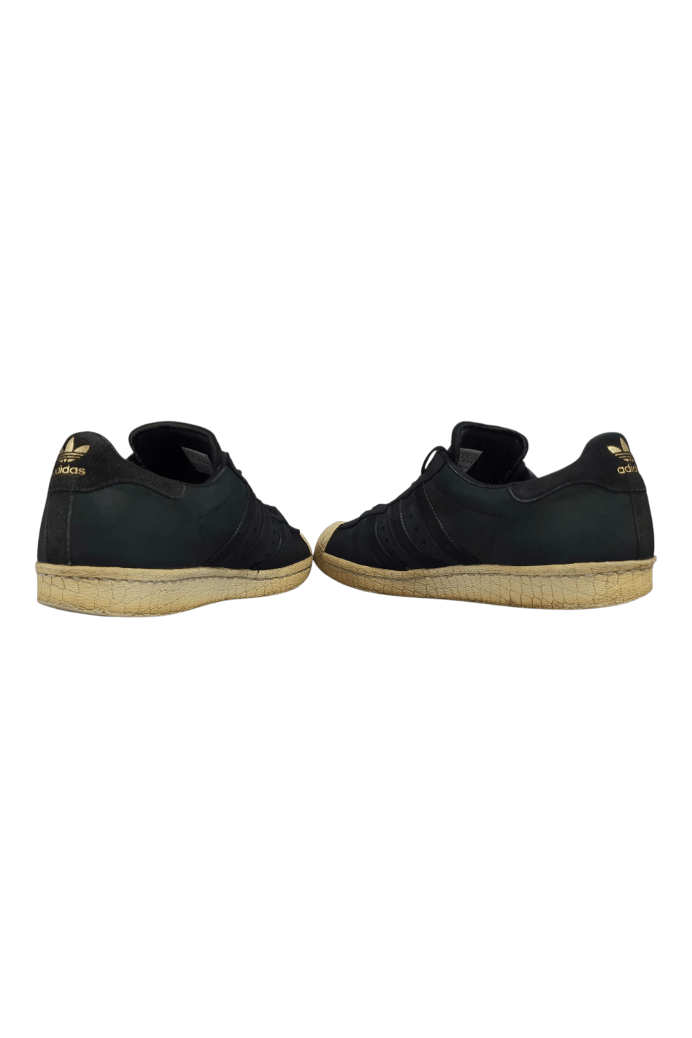 Adidas Adidas Superstar 80s Croc Toe – Black/Gold – EU 39⅓ (US 7.5) Size US 7.5 / EU 40-41 - 6 Thumbnail