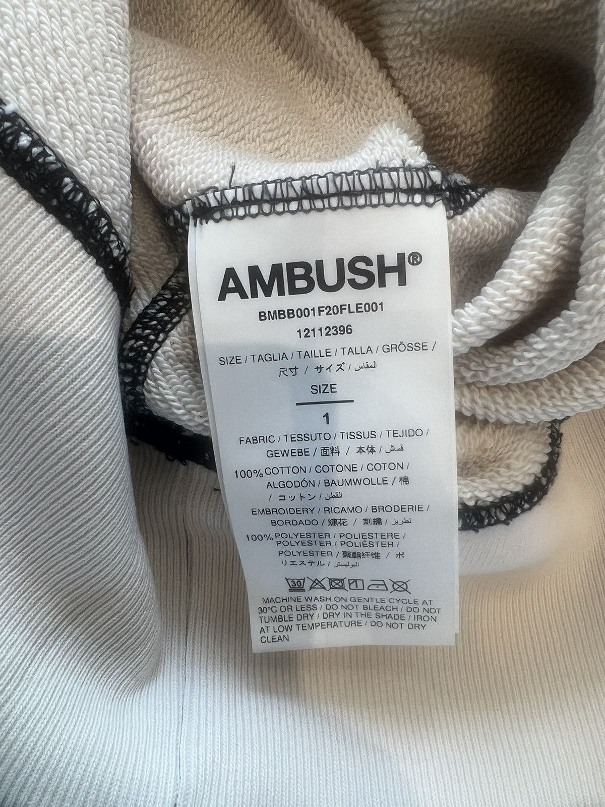 Ambush Design AMBUSH RARE WHITE HOODIE Size US M / EU 48-50 / 2 - 6 Thumbnail