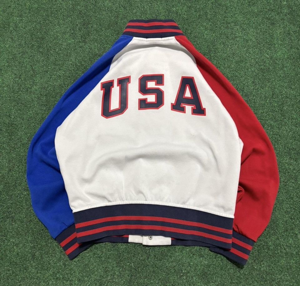 Polo Ralph Lauren Vintage Polo Ralph Lauren Shield White Blue Red Bomber Size US S / EU 44-46 / 1 - 8 Thumbnail