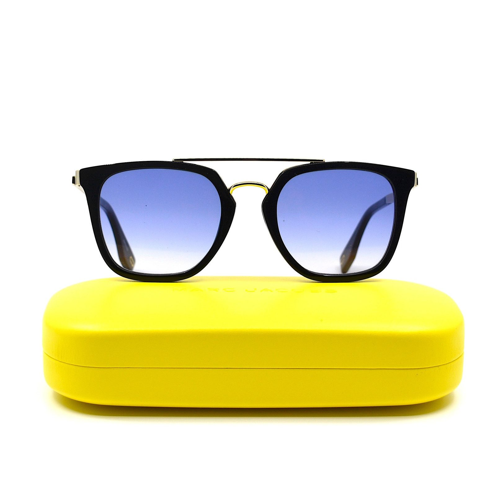 Marc Jacobs NEW MARC JACOBS MJ270/S BLACK/GOLD BLUE GRADIENT SUNGLASSES Size ONE SIZE - 6 Thumbnail