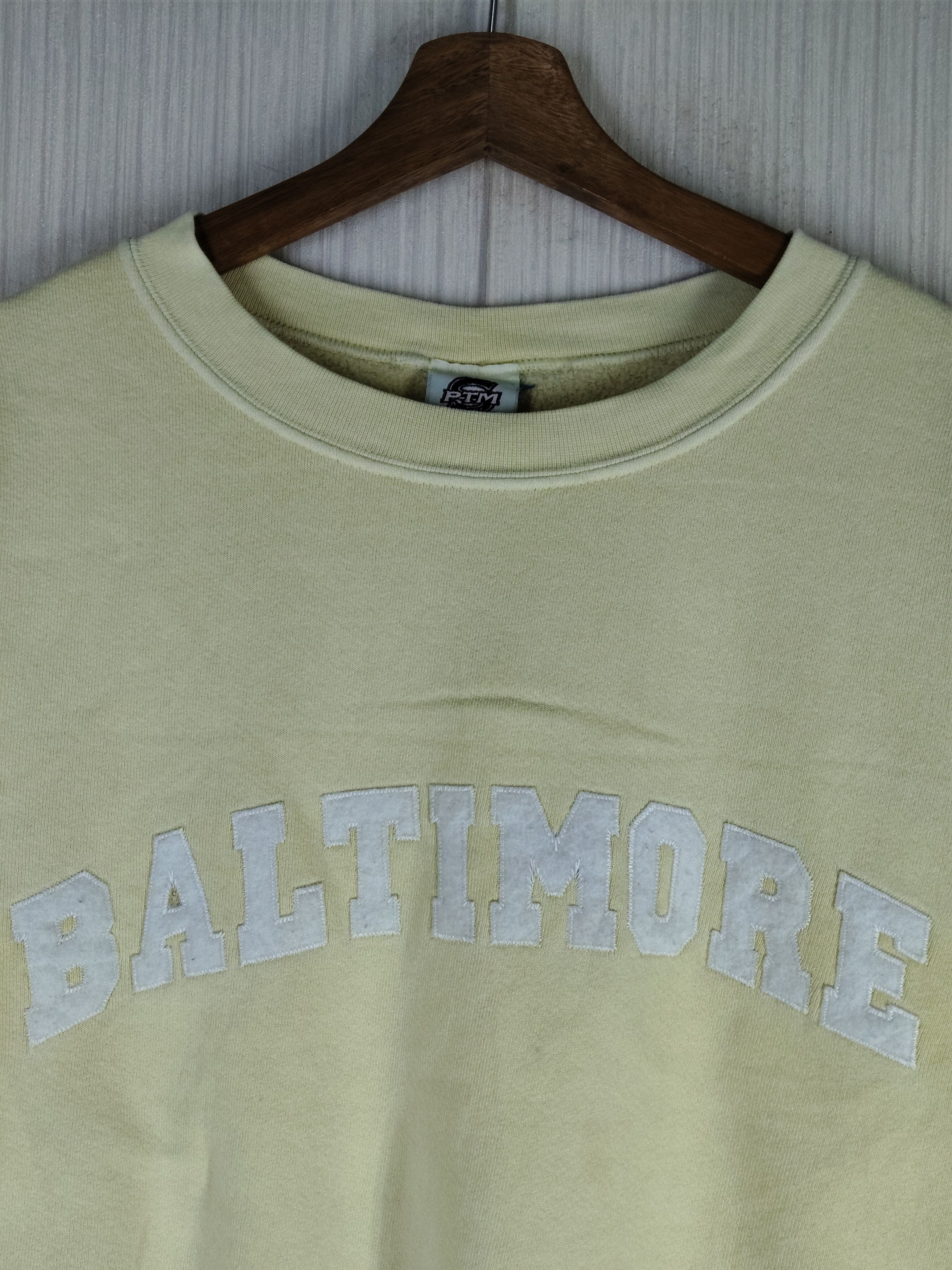 Other Rare Vintage 90s Baltimore SpellOut Crewneck Sweatshirt Size US S / EU 44-46 / 1 - 3 Thumbnail