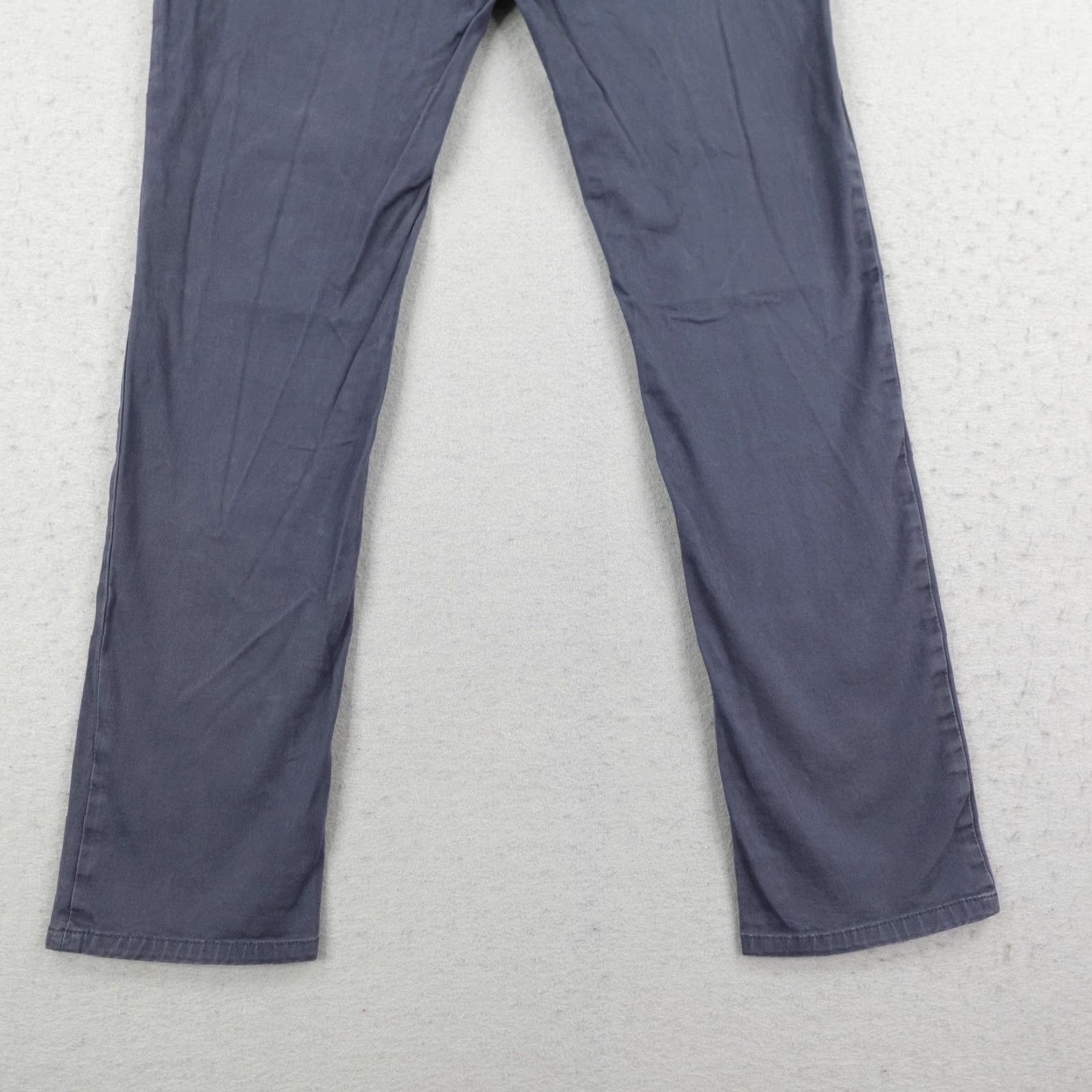 Allsaints All Saints Pants Mens 30x30 Park Chino Slim Fit Button Fly Straight Blue Casual Evening 30x30 Mens Pants Size US 30 / EU 46 - 7 Thumbnail