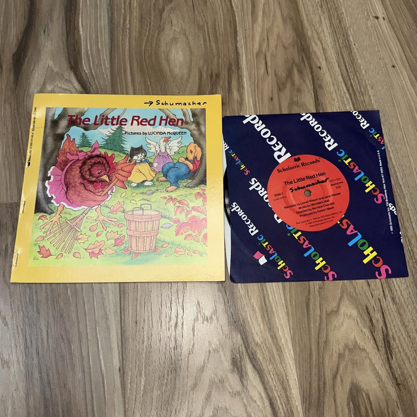 Other The Little Red Hen Book And Vinyl Record 45 Size ONE SIZE - 1 Thumbnail