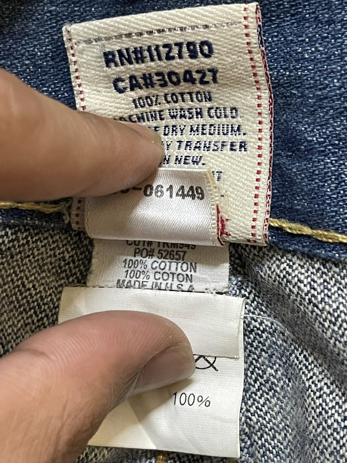 True Religion Vintage Usa True Religion Mud Wash Distress Spiral Leg Baggy Size US 38 / EU 54 - 12 Thumbnail