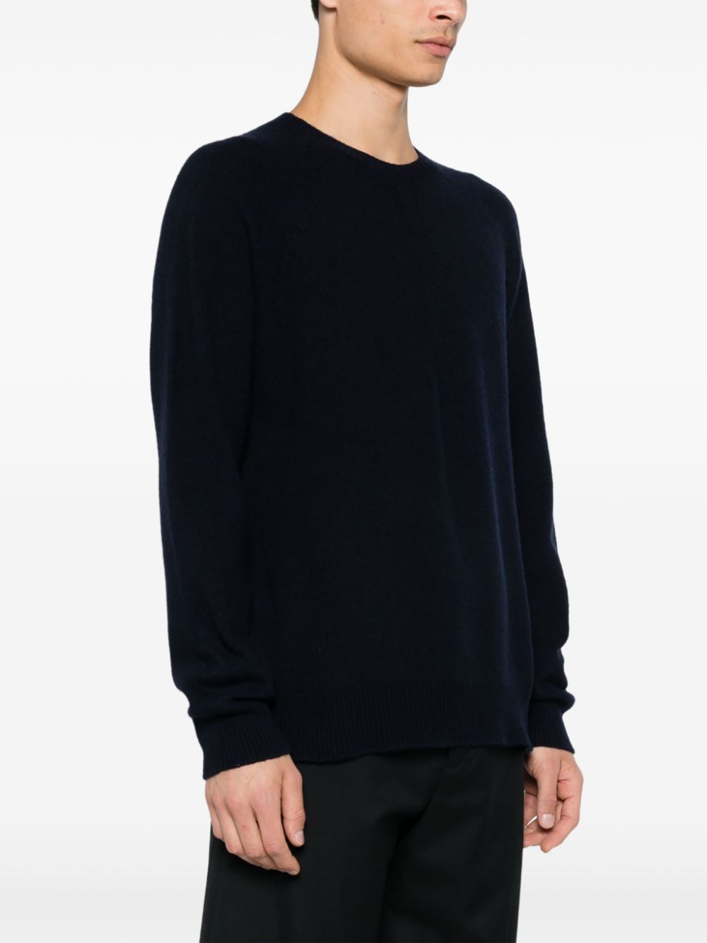 Jil Sander o1y1124 Crew-Neck Sweater in Black Size US M / EU 48-50 / 2 - 3 Thumbnail