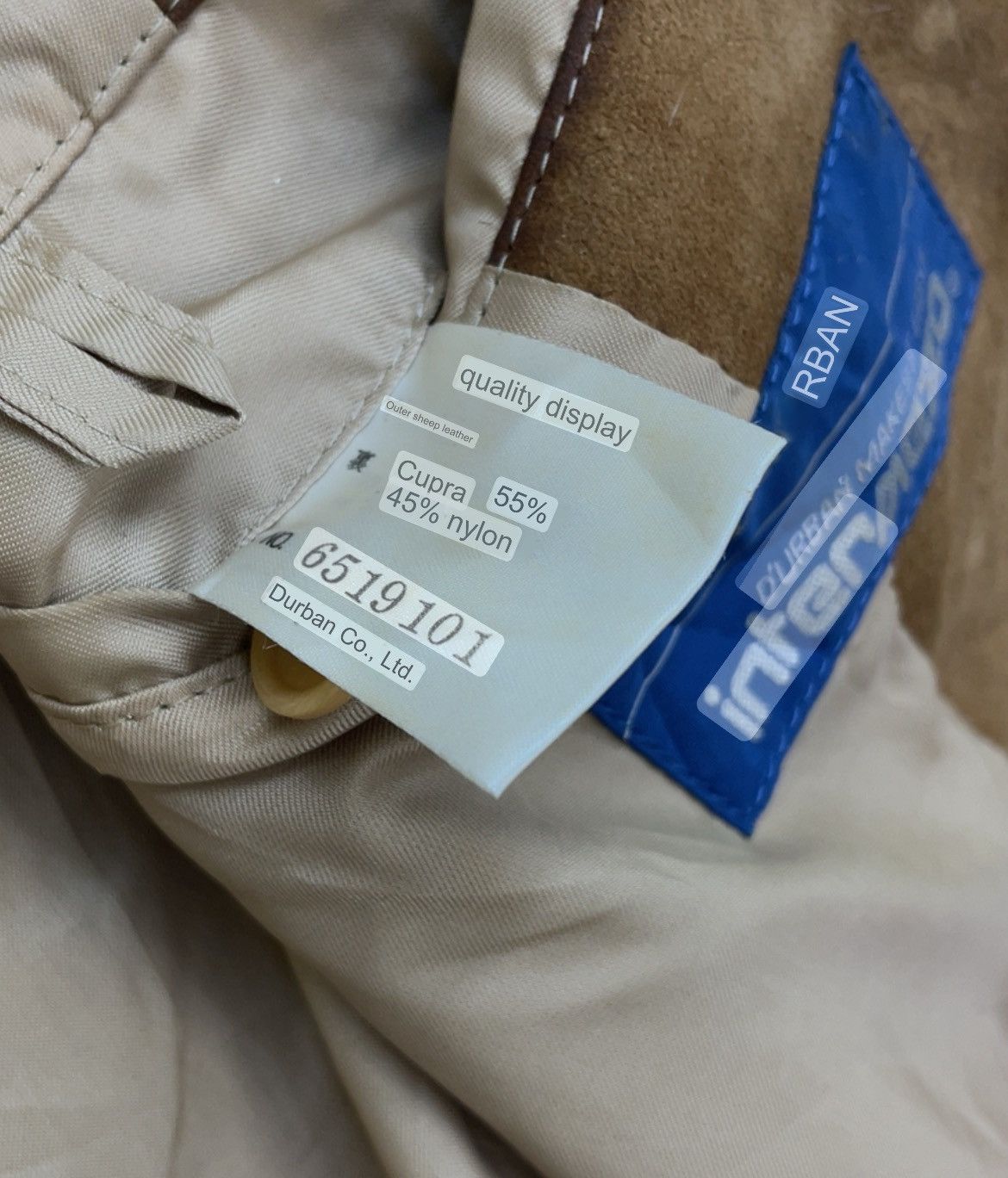 Japanese Brand × Vintage Japanese Brand Durban Intermezo Sheep Skin Casual Jacket Size US M / EU 48-50 / 2 - 5 Thumbnail