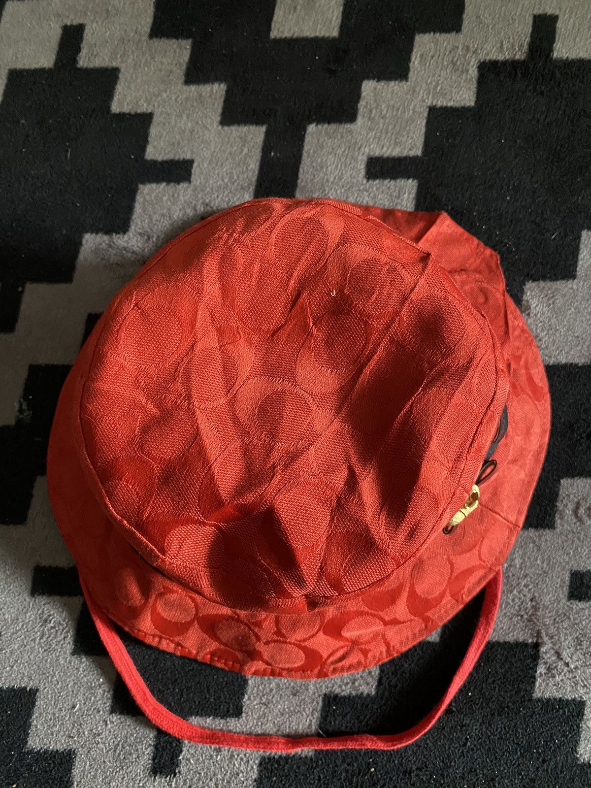 Coach × Vintage 1990s coach monogram bucket hat Size ONE SIZE - 3 Thumbnail