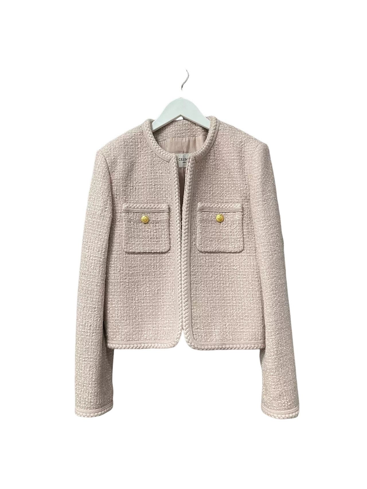 Celine Celine Tweed Jacket Size 38 Size S / US 4 / IT 40 - 1 Thumbnail