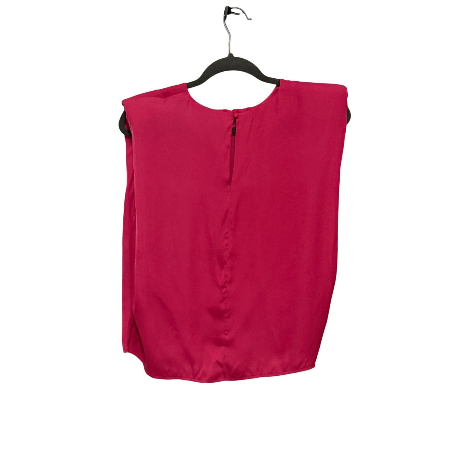 Other TCEC Fuchsia Pink Crew Neck Sleeveless Lightweight Blouse Size M / US 6-8 / IT 42-44 - 5 Thumbnail