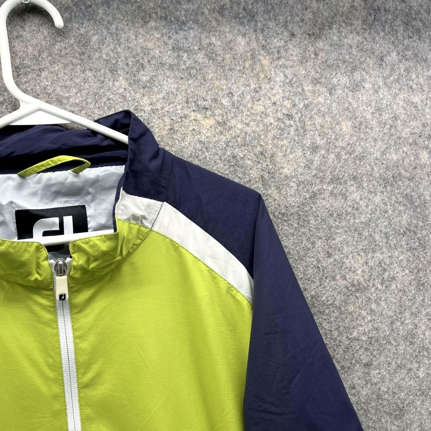 Footjoy VINTAGE FootJoy Jacket Men XL Blue Green 1/2 Zip Windbreaker Nylon Polyester Golf Size US XL / EU 56 / 4 - 4 Thumbnail