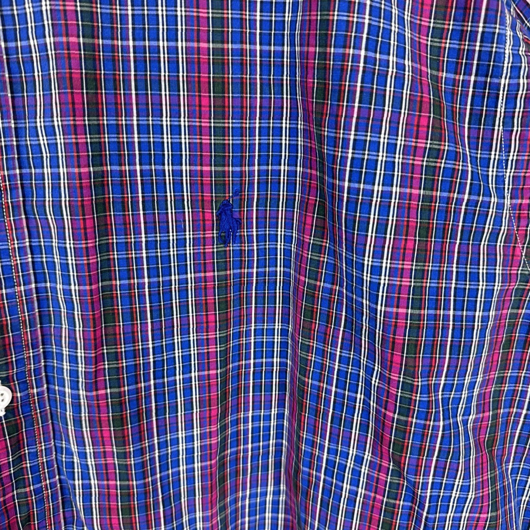 Polo Ralph Lauren VINTAGE Polo Ralph Lauren Mens Classic Fit Shirt XL Plaid Long Sleeve Button-Up Shirt Size US XL / EU 56 / 4 - 6 Thumbnail