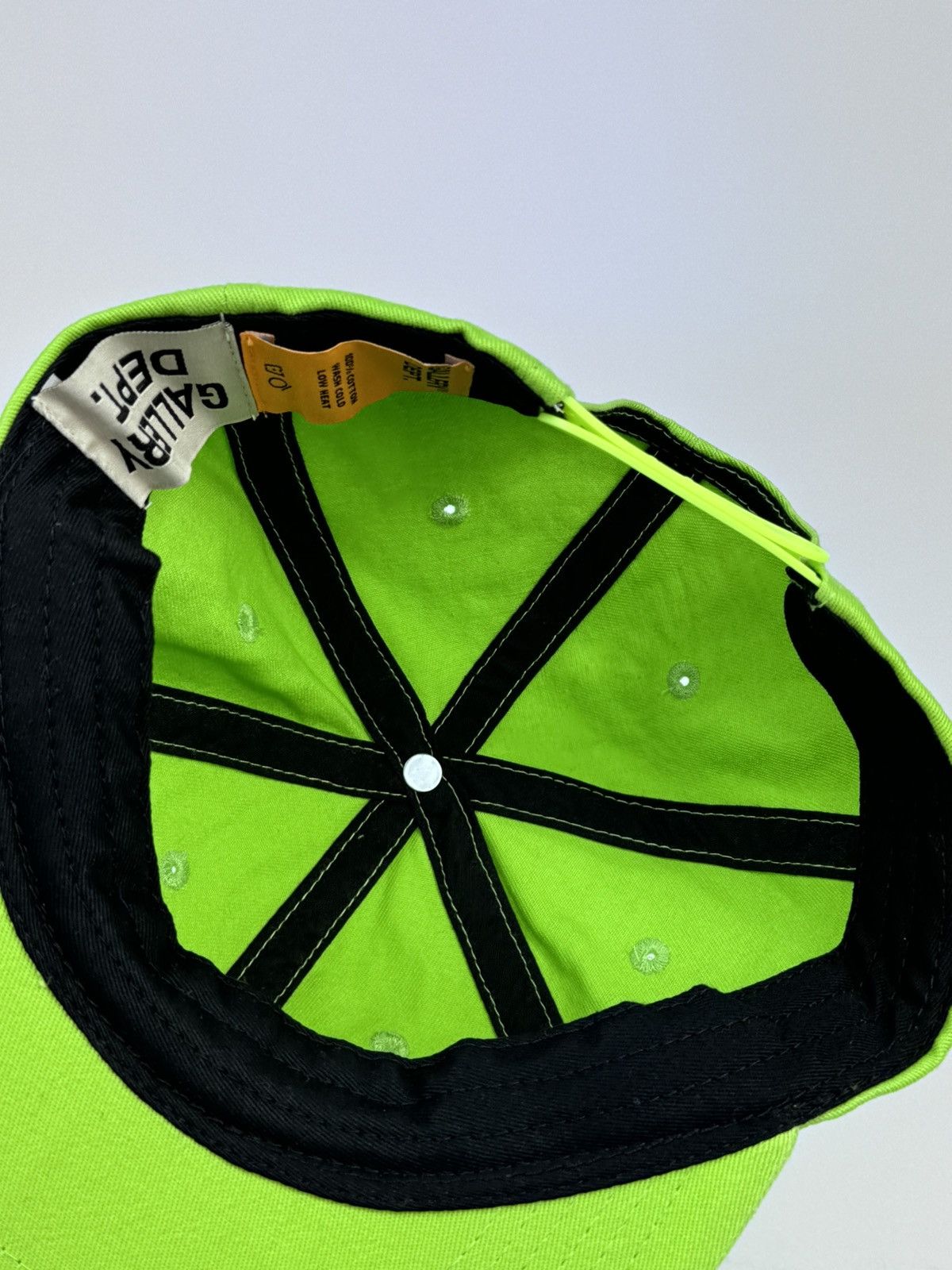 Gallery Dept. LIME GREEN LOGO EMBROIDERED CAP (RRP $210) Size ONE SIZE - 4 Thumbnail