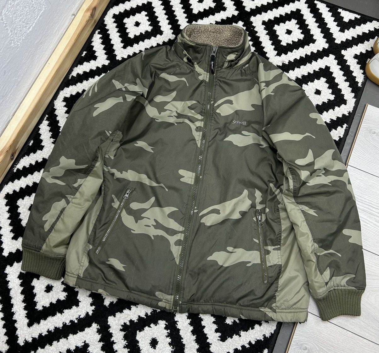 Schott × Vintage Schott Vintage Camo Jacket size M Size US M / EU 48-50 / 2 - 2 Thumbnail