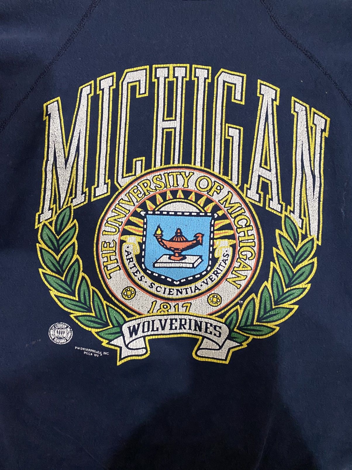 Vintage Vintage University of Michigan Wolverines 80s Sweatshirt Size US M / EU 48-50 / 2 - 4 Thumbnail