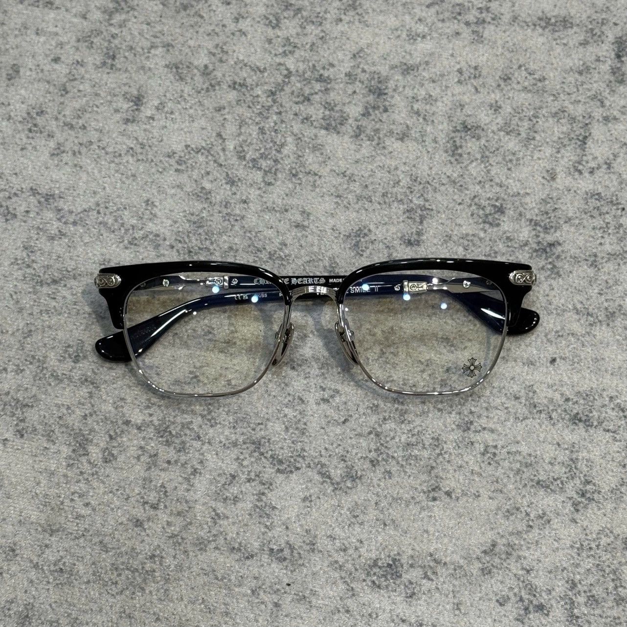 Chrome Hearts CHROME HEARTS VERTICAL SMILE II Black/Shiny Silver Size ONE SIZE - 8 Thumbnail