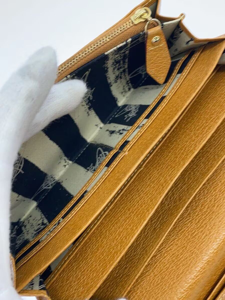 Vivienne Westwood Vivienne Westwood Plain Long Wallet Camel Size ONE SIZE - 6 Thumbnail