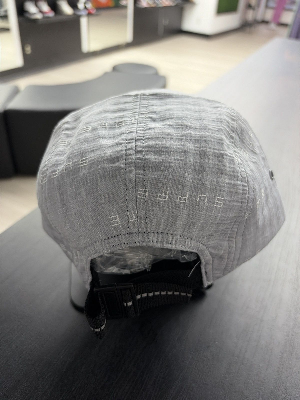 Supreme Supreme 5 Panel Hat Grey Red Box Logo Size ONE SIZE - 4 Thumbnail