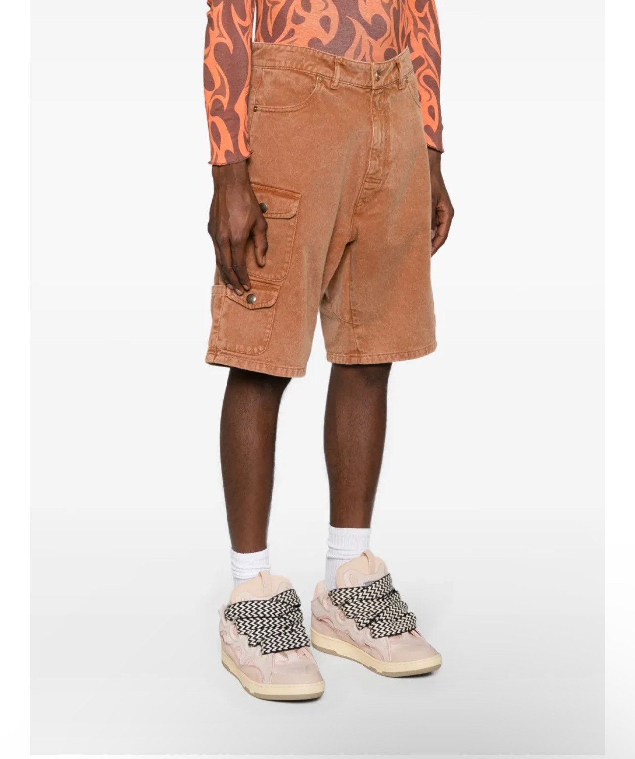 ERL NEW ERL Cargo 7 Pocket Shorts Size US 33 - 2 Thumbnail