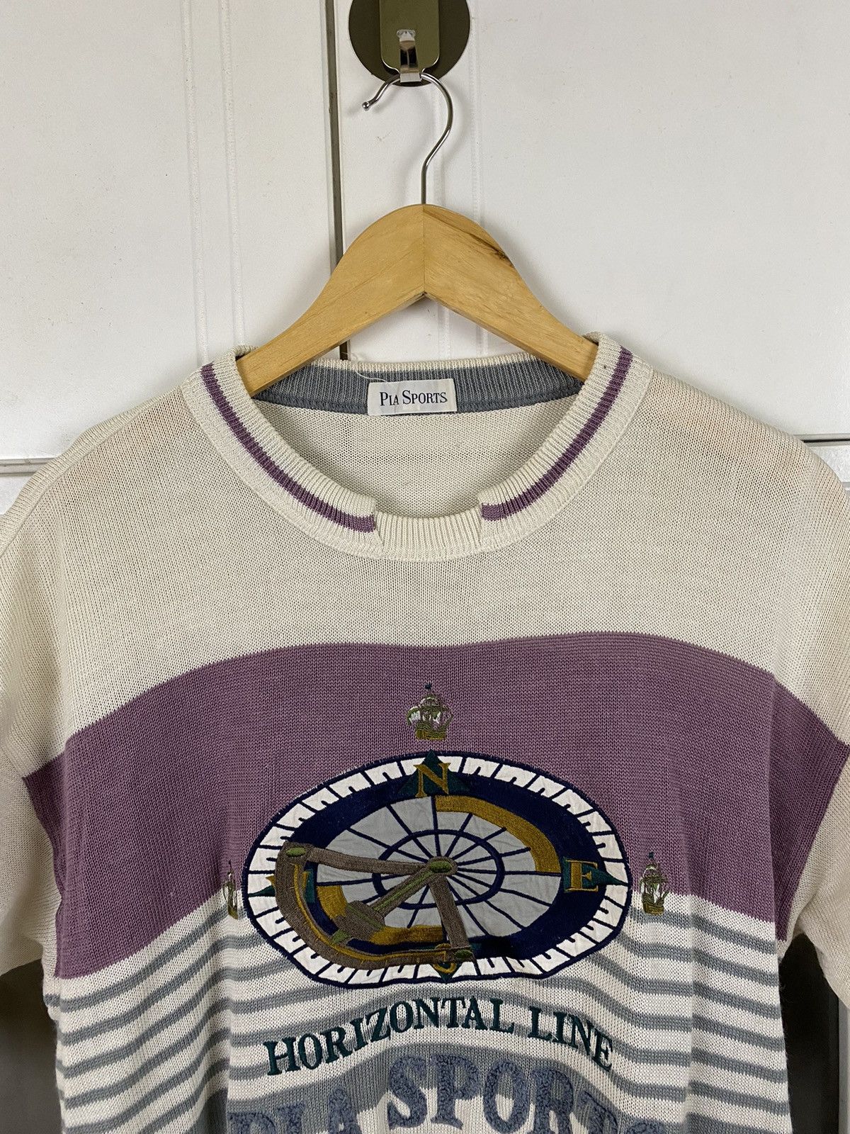 Japanese Brand × Vintage Vintage Knitwear Pia Sport Big Logo Size US M / EU 48-50 / 2 - 3 Thumbnail