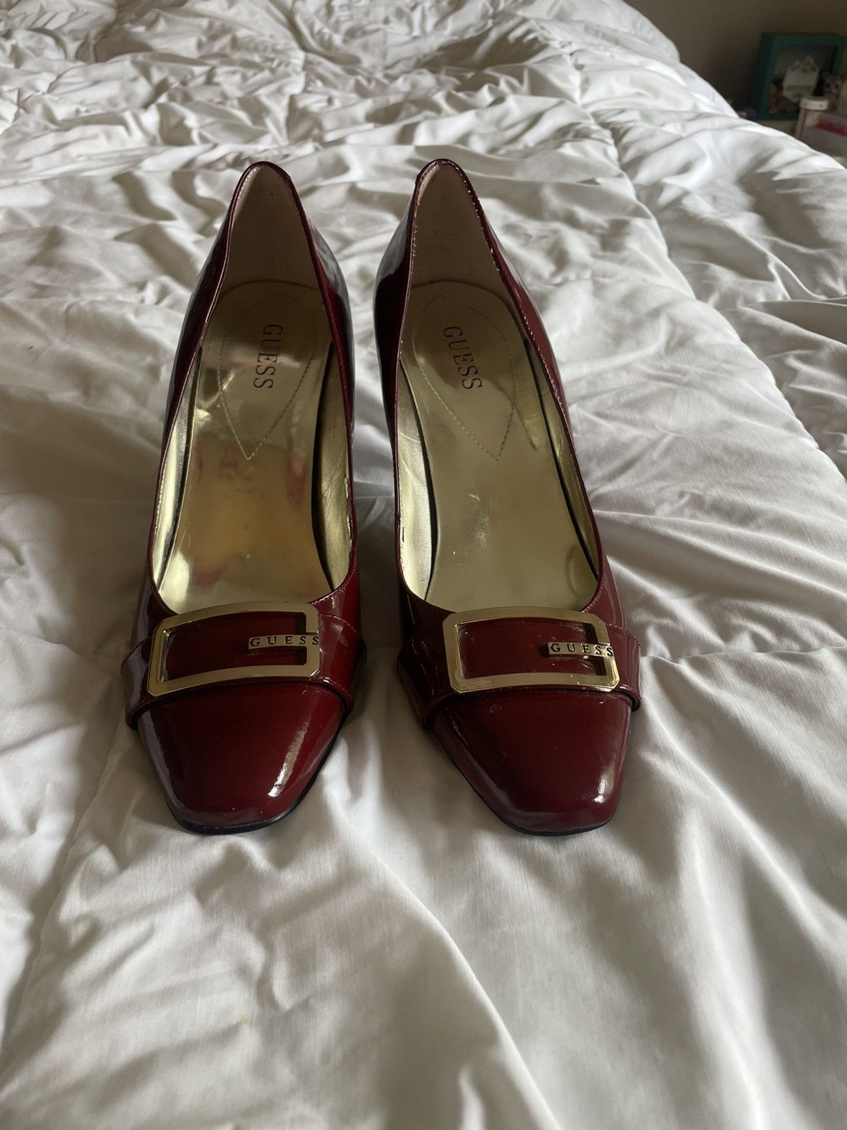 Guess Burgundy Guess heels Size US 8 / IT 38 - 2 Thumbnail