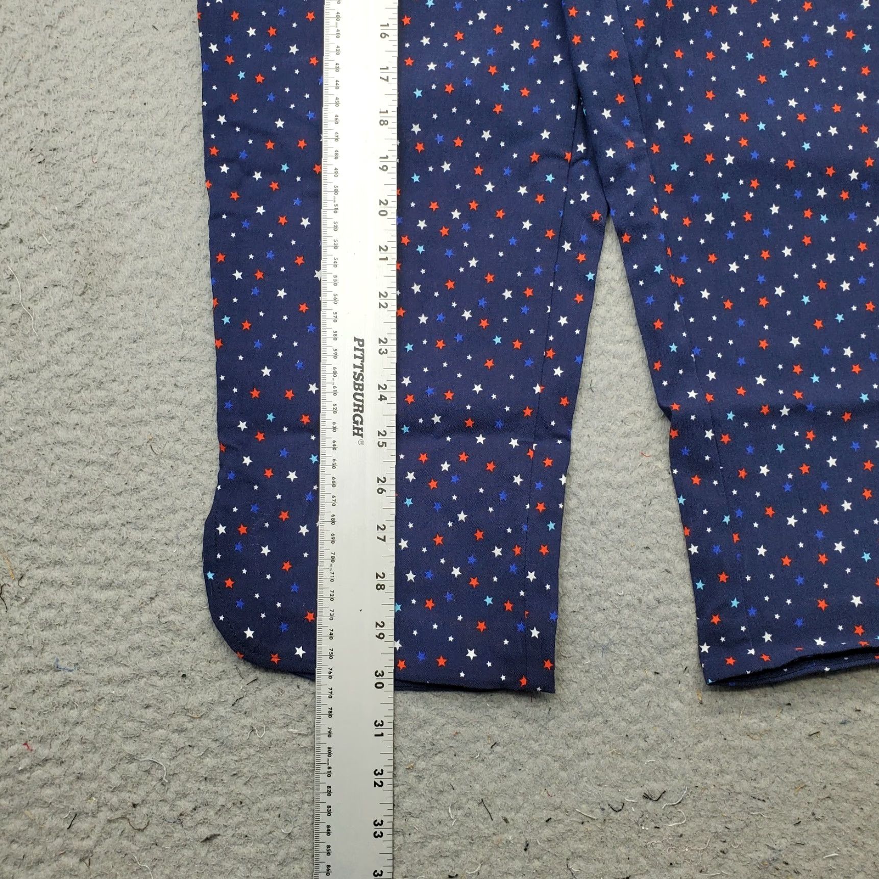 Vintage Kate Park Capri Pants Women's M Multi Stars Print Stretch Straight Leg Pull-On Size 32" / US 10 / IT 46 - 3 Thumbnail
