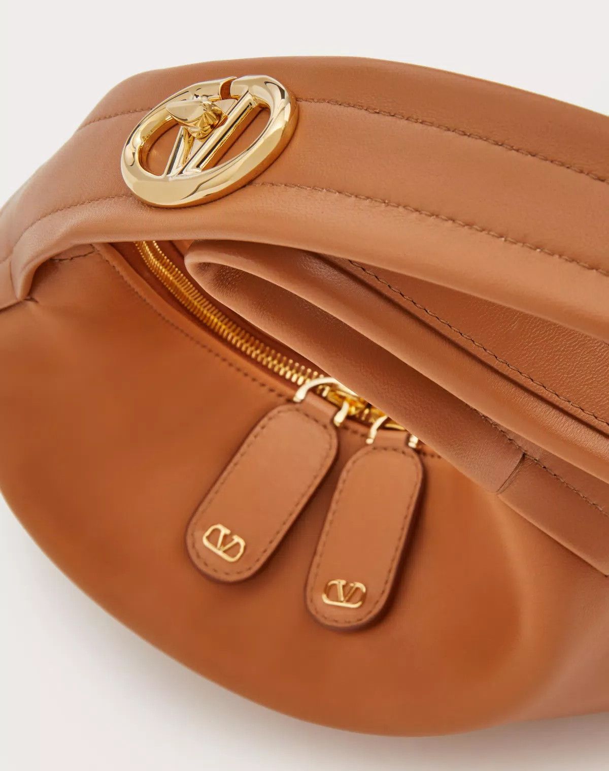 Valentino oc11z0725 Size:OS/ Small Go-Hobo Bag in Almond Beige Size ONE SIZE - 7 Thumbnail