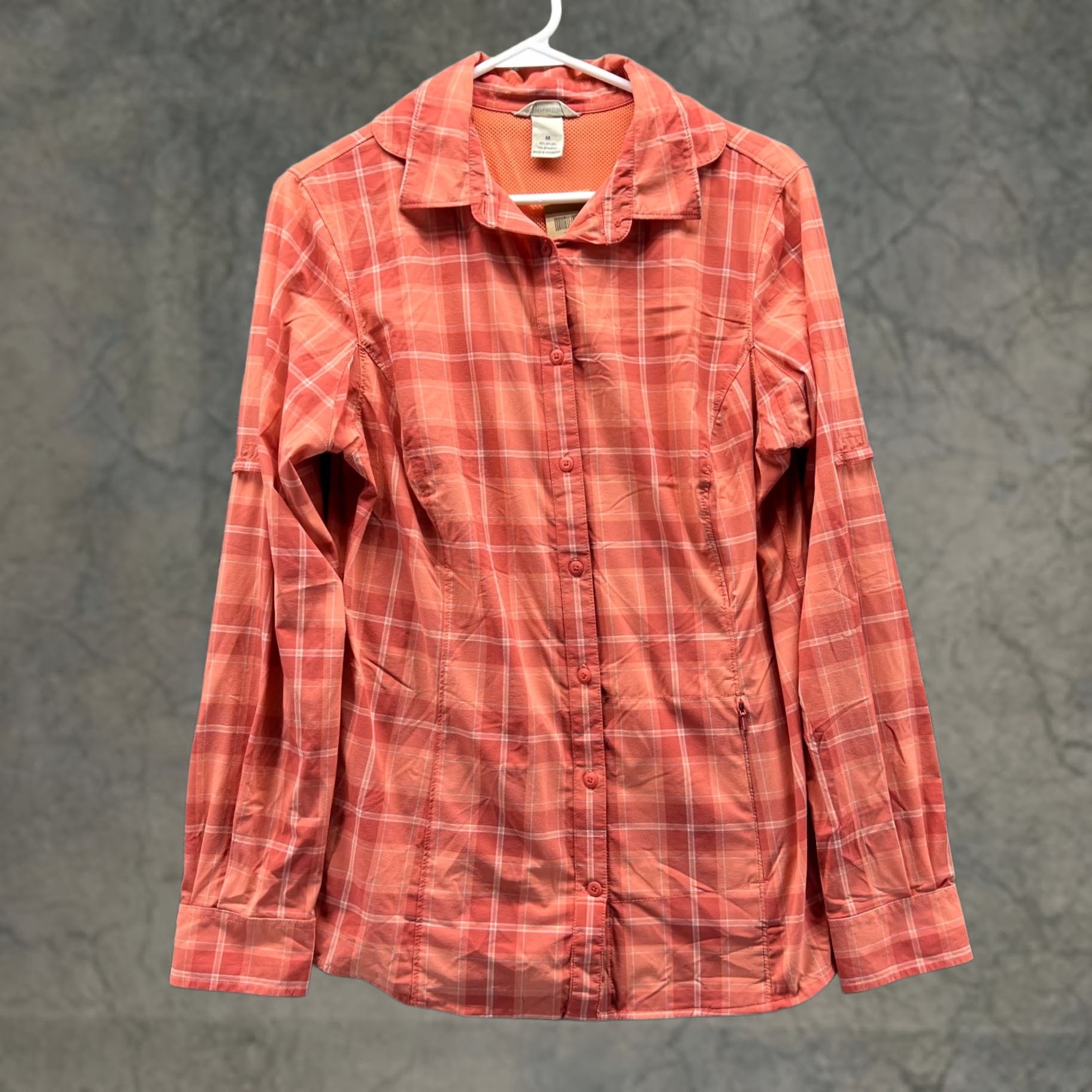 Vintage Duluth Shirt Women Medium Orange Casual Button Down Nylon Spandex Plaid Vented Shirt Shirt Woman Modern Preppy Button-Up Casual All Seasons Size M / US 6-8 / IT 42-44 - 1 Thumbnail