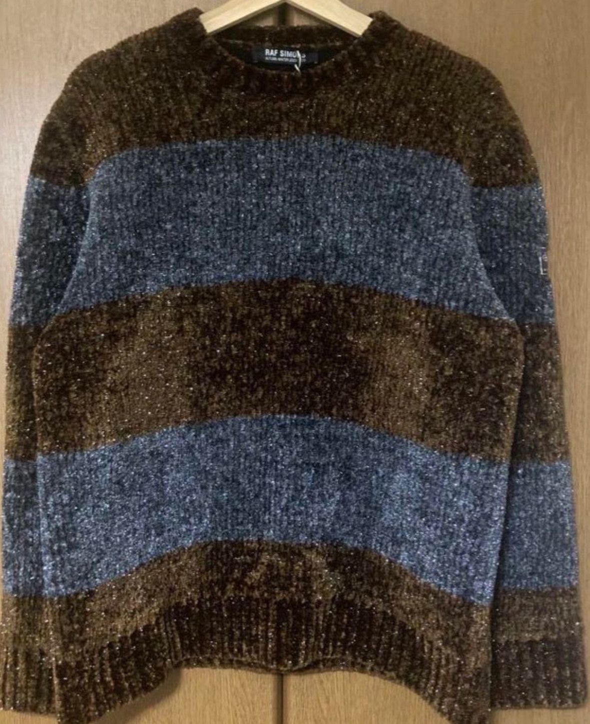 Raf Simons Raf Simons 22AW Trimmed Reversible Stripe Short Sweater Size US L / EU 52-54 / 3 - 1 Thumbnail