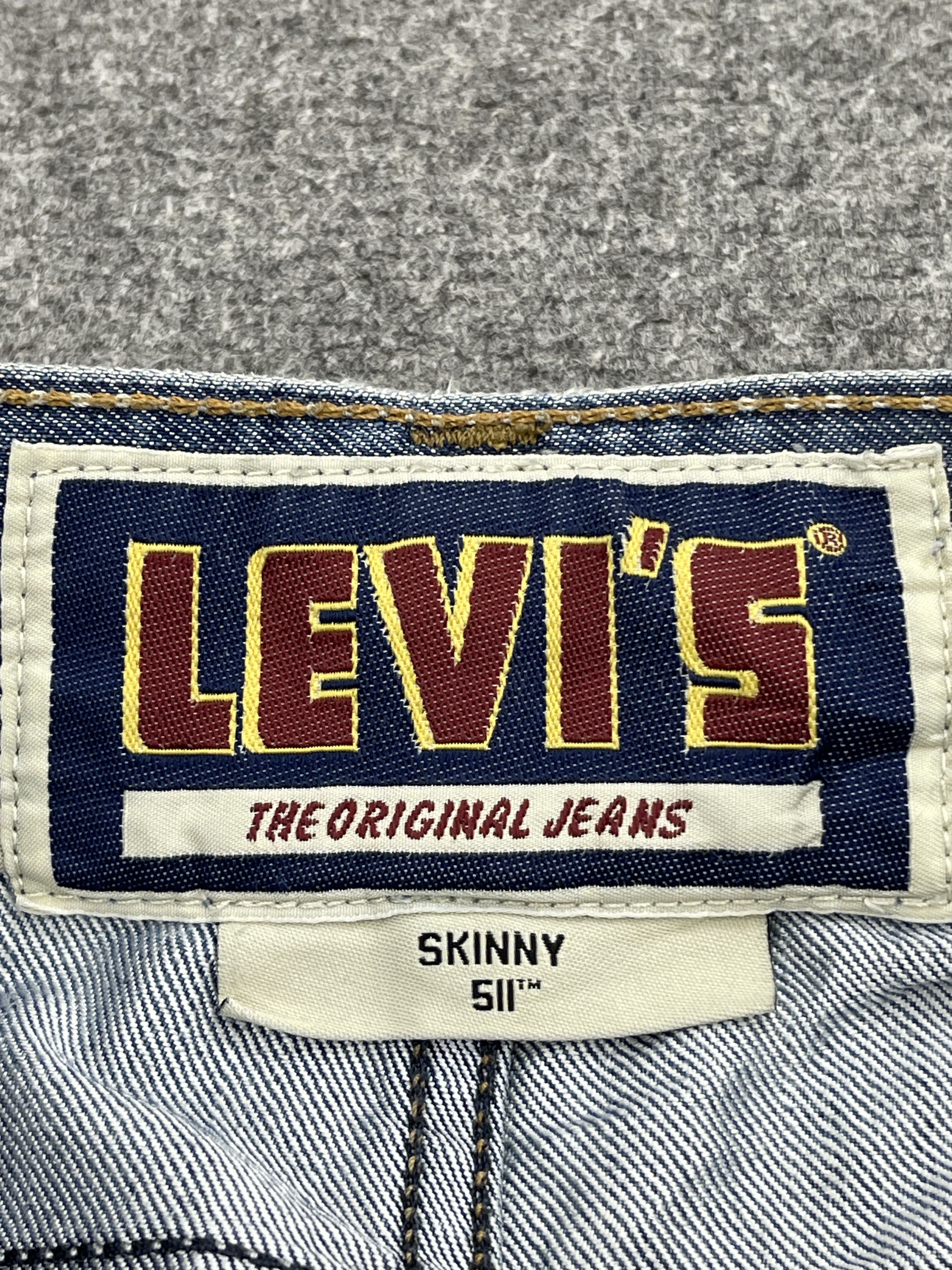 Levi's × Vintage Vintage Levis 511 Faded Blue Jeans DP2486 Size US 36 / EU 52 - 7 Thumbnail